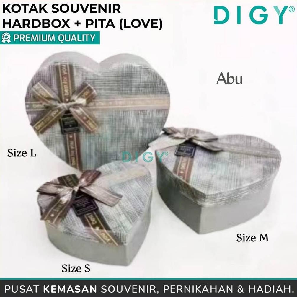 

Rhh-1823 Kotak Hardbox + Pita Love Seri 2 / Box Kado / Box Love Hadiah / Kotak Aksesoris Perhiasan / Gift Box / Kotak Hampers / Kotak Souvenir