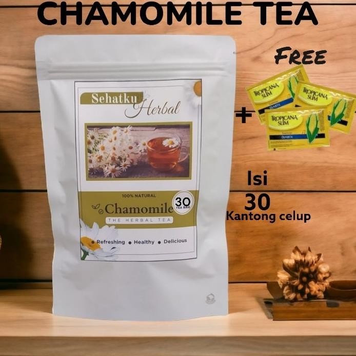 

Pure Chamomile Tea Teh Chamomile Camomile Tea Teh Insomnia Teh Bunga Kamomil Flower Tea Isi 30 Kantong Teh Celup
