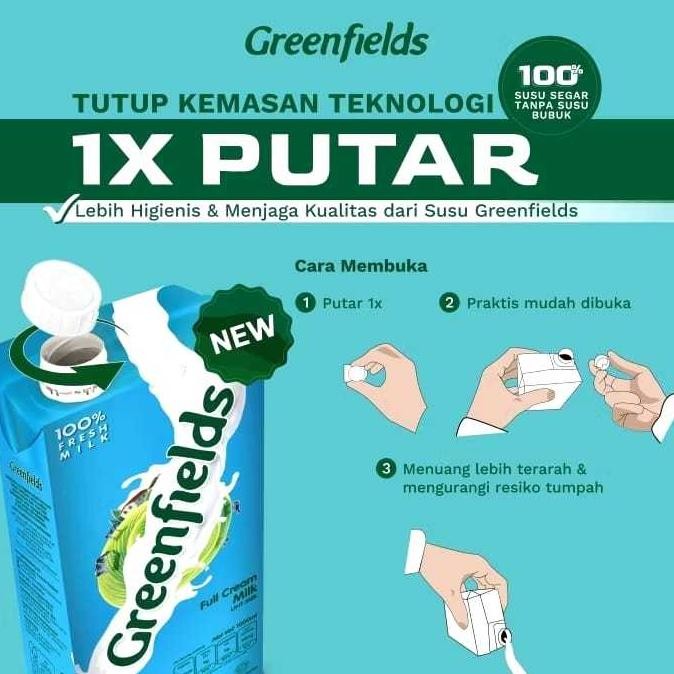 

Greenfields Full Cream 950 Ml | Isi 1 Pcs