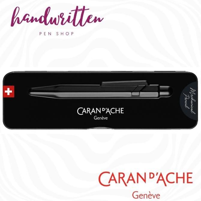 

Caran Dache Black 849 Mechanical Pencil / Pensil Mekanik Caran D'Ache New Stok
