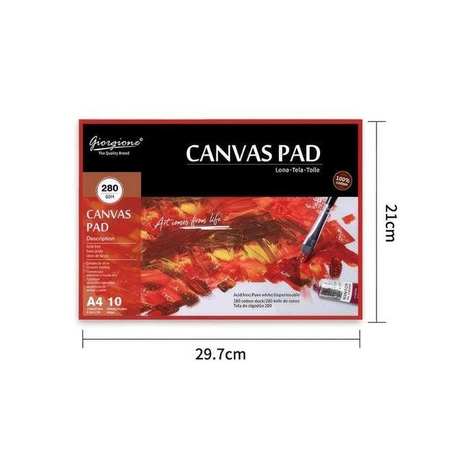 

giorgione canvas pad 280gsm 10lembar (G-CA10)