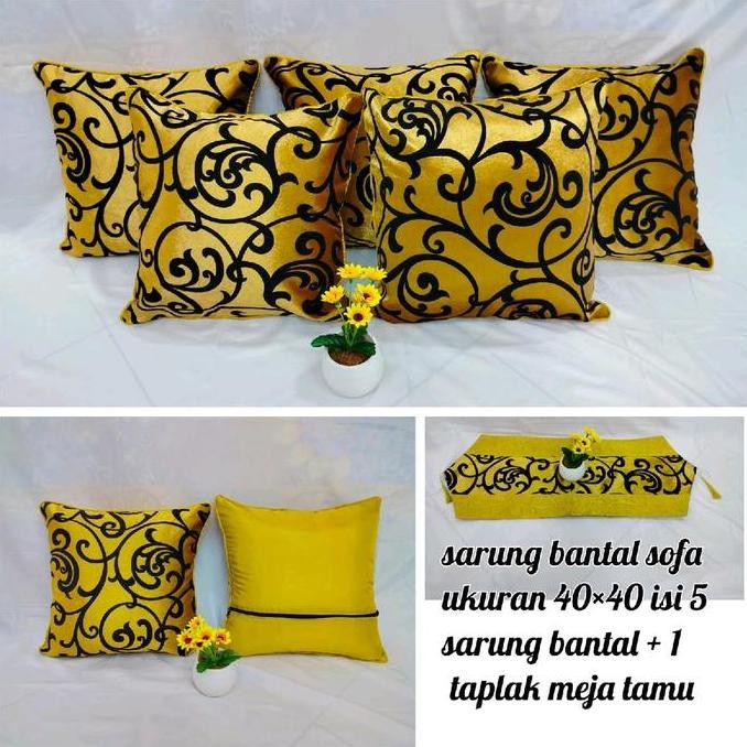 sarung bantal sofa set/sarung bantal sofa 40x40