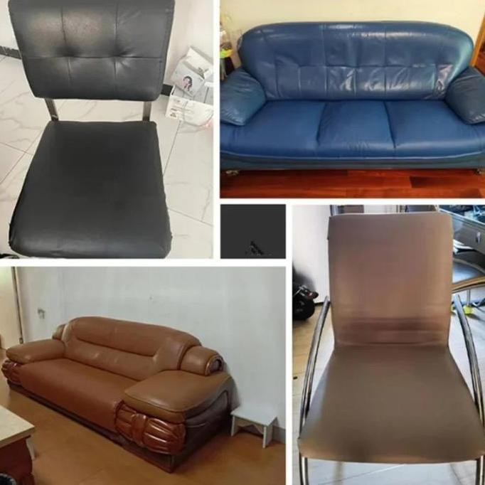 Grosir Kain Oscar Kulit Sintetis Jok Sofa Pake Perekat Meteran