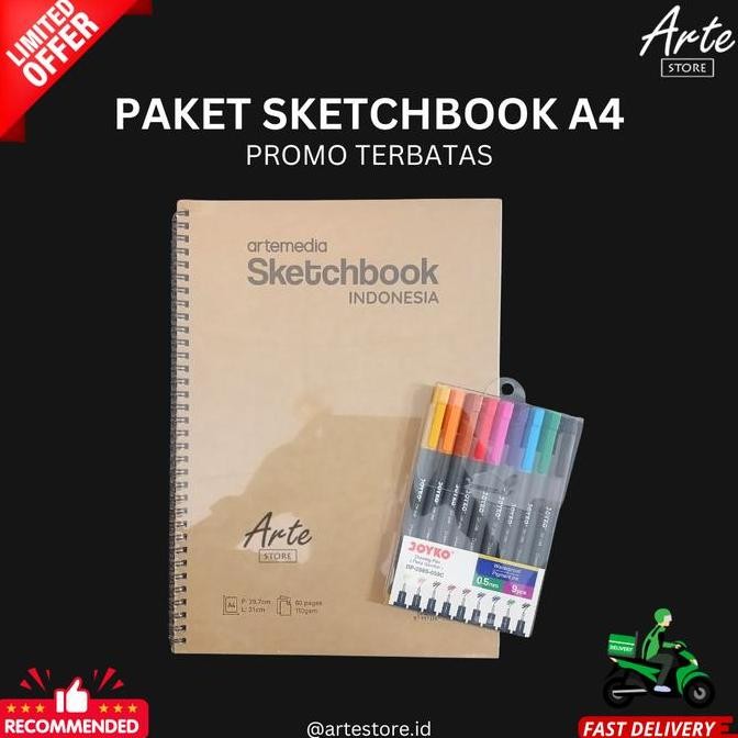 

Buku Sketsa - Artemedia Sketchbook Spiral A5 / A4
