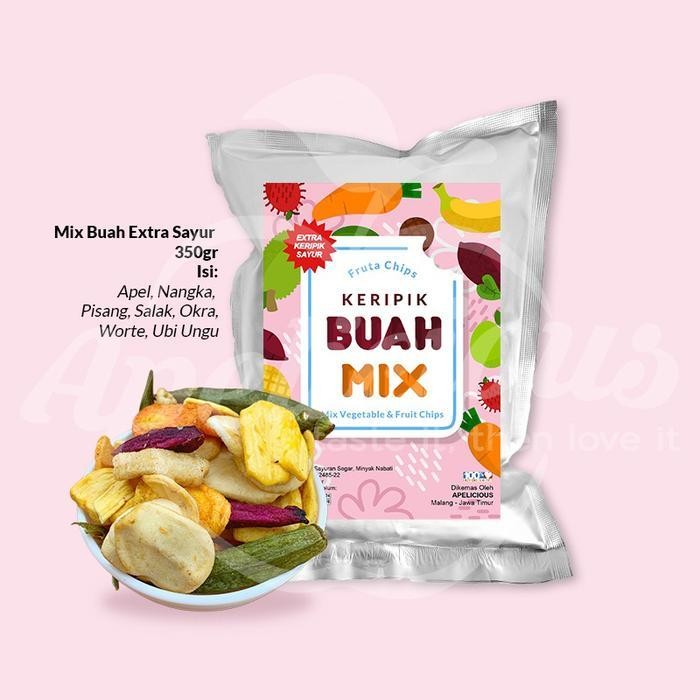 

LM APELICIOUS KERIPIK BUAH MIX EXTRA KERIPIK SAYUR 350g / 250g