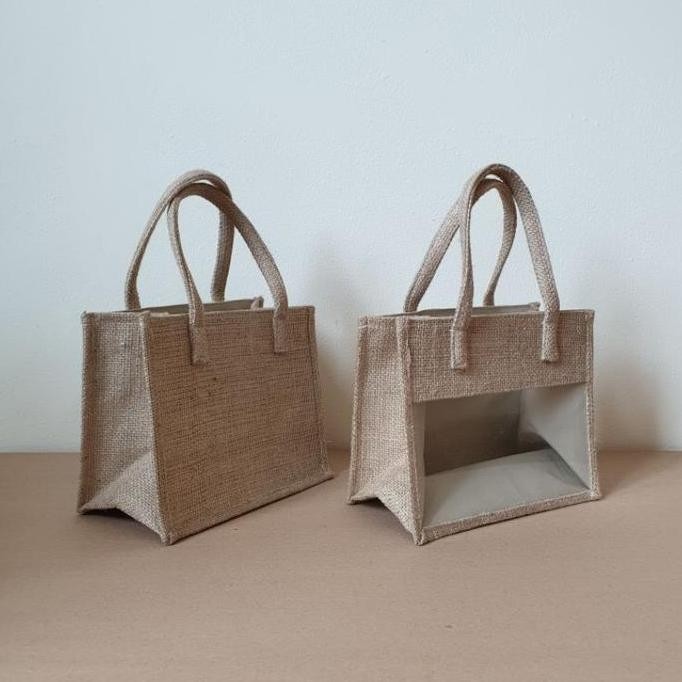 

Sale Tas Goni Mika (Mini) [L060] - Tas Hampers Mini, Tas Parcel Mini, Tas Souvenir Kecil, Tas Jute Burlap