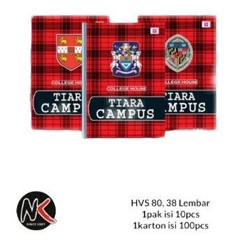 

Buku Tulis Boxy Campus Tiara 38 Lembar (1 Pak)
