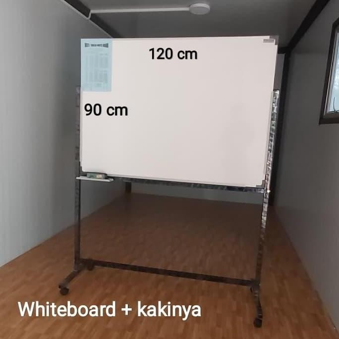 

Papan Tulis Dan Kakinya 120 X 90 Cm Magnetik New Stok