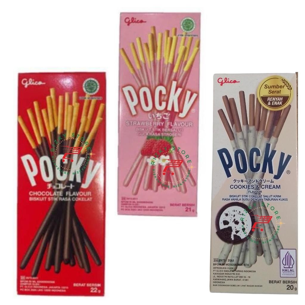 

Lm Glico Pocky Pejoy 20/21Gr Kemasan Kecil /Half Size