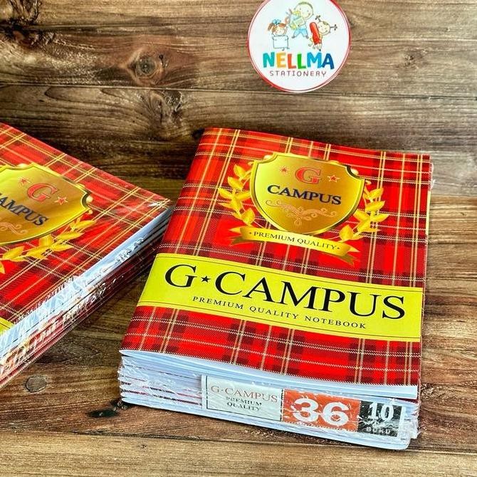 

Buku Tulis G-CAMPUS 50/36 lembar isi 10 buku Buku tulis Besar Boxy Kertas Paper Putih