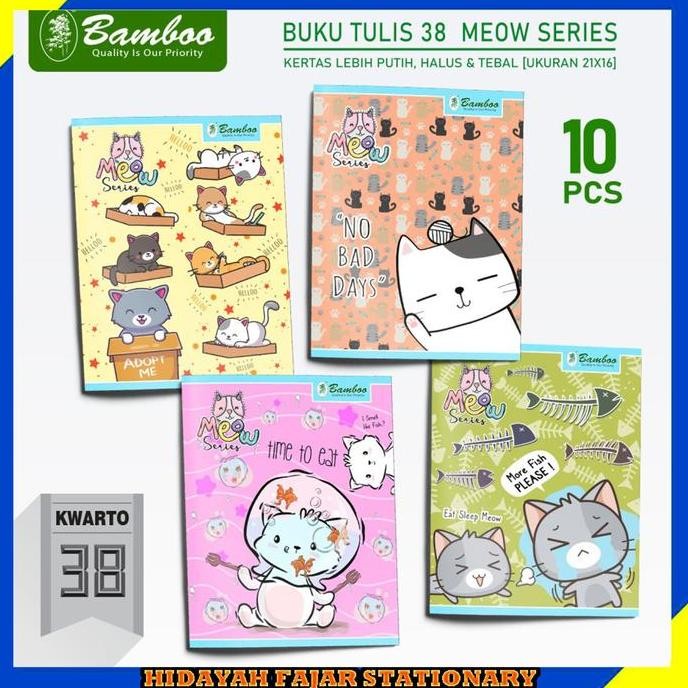 

Buku Tulis / Bamboo Buku Tulis Kwarto 38