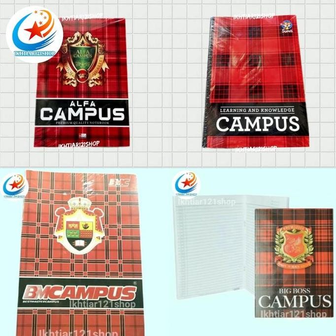 

Paket 10 Pcs Buku Tulis BMC Campus isi 50 lembar Ukuran Boxy