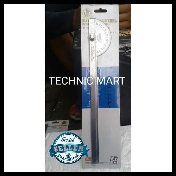 

TERBARU PENGGARIS PROTRACTOR STAINLESS BUSUR DERAJAT 25CM HALF ROUND CMART
