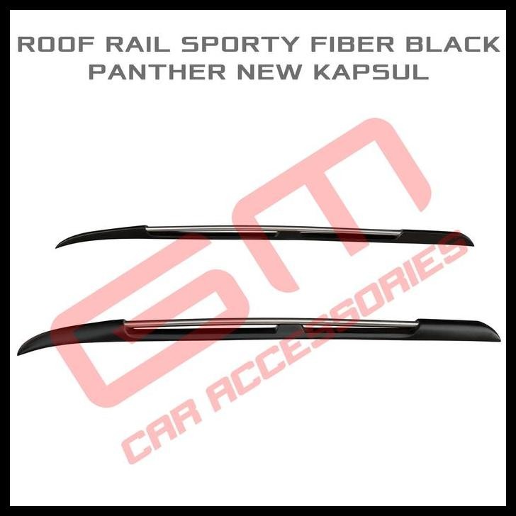 BEST DEAL ROOF RAIL SPORTY FIBER BLACK PANTHER NEW SLIM 