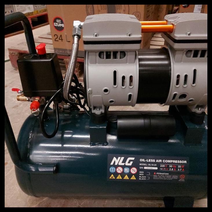 TERMURAH IZUMI 24 LITER OL 10-24 KOMPRESOR OILLESS IZUMI 1HP 24LITER SILENT 