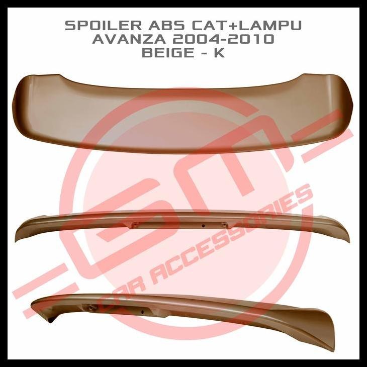 TERMURAH SPOILER ABS CAT+LAMPU AVANZA 2004-2010 BEIGE - K 