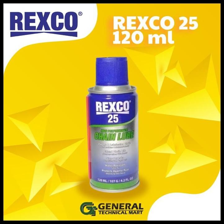 HOT DEAL REXCO 25 CHAIN LUBE 120ML CHAIN LUBE REXCO25 120 ML PELUMAS RANTAI 