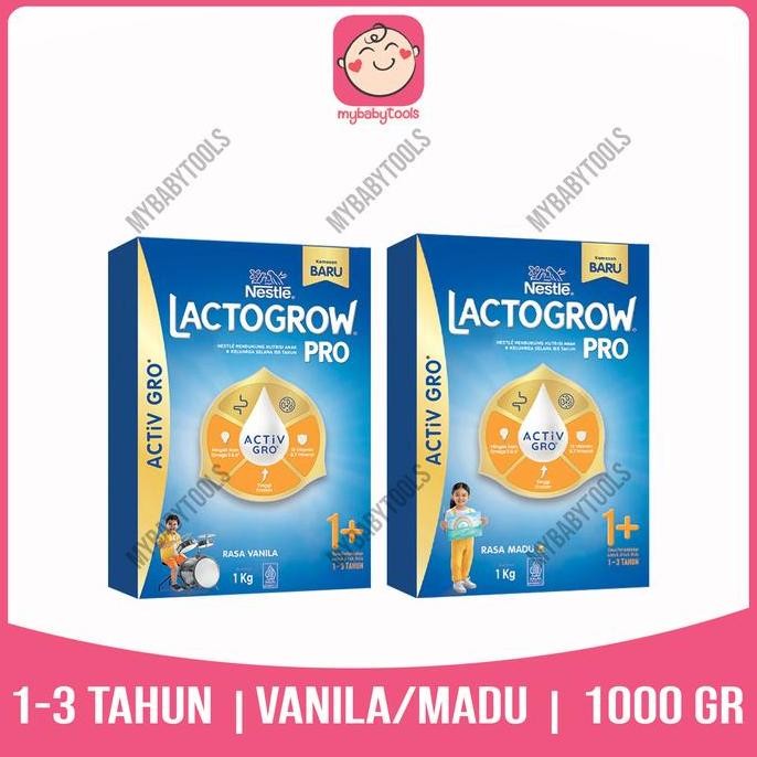 

TERMURAH NESTLE LACTOGROW 1+ 3+ VANILA MADU 1KG - SUSU BUBUK PERTUMBUHAN ANAK 1-5 TAHUN