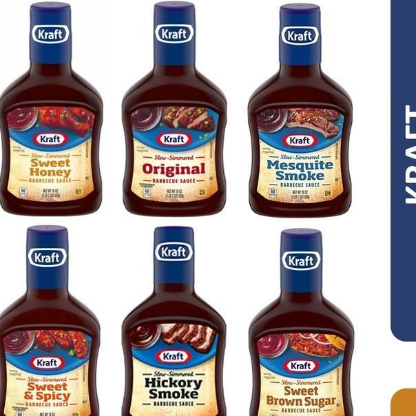 

Kraft Bbq Sauce Spicy Honey Sweet Honey Hiory Smoke Sweet Brown Sugar Mesquite Smoke