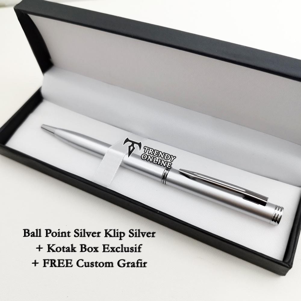 

Pulpen Exclusif Free Grafir Nama, Pulpen + Box Bonus Cetak Nama Custom, Hadiah Souvenir Exclusif