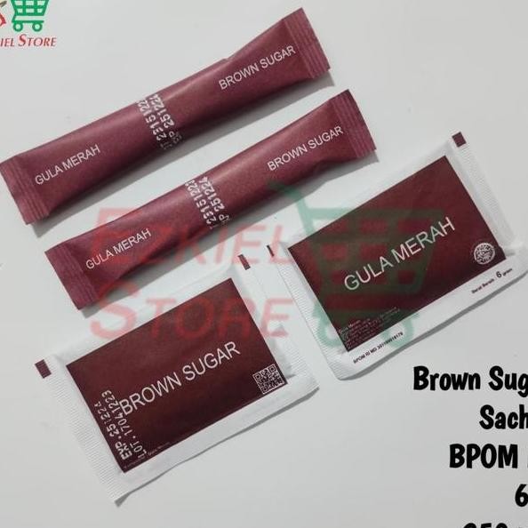 

Brown Sugar Sachet Gula Aren Isi 250 Pcs Kotak Batang