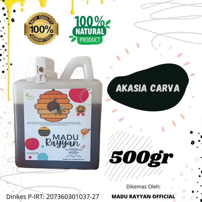 

TERMURAH MADU HUTAN AKASIA CARVA 500GR - MADU HUTAN ASLI RASA KUAT & MANIS