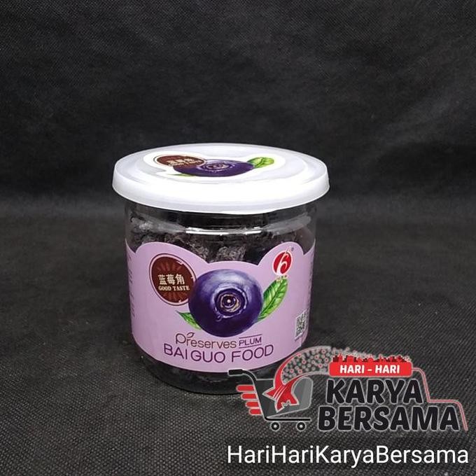 

TERMURAH BUAH PLUM BAI GUO 220GR - MANISAN BLUEBERRY MADU ENAK SEGAR