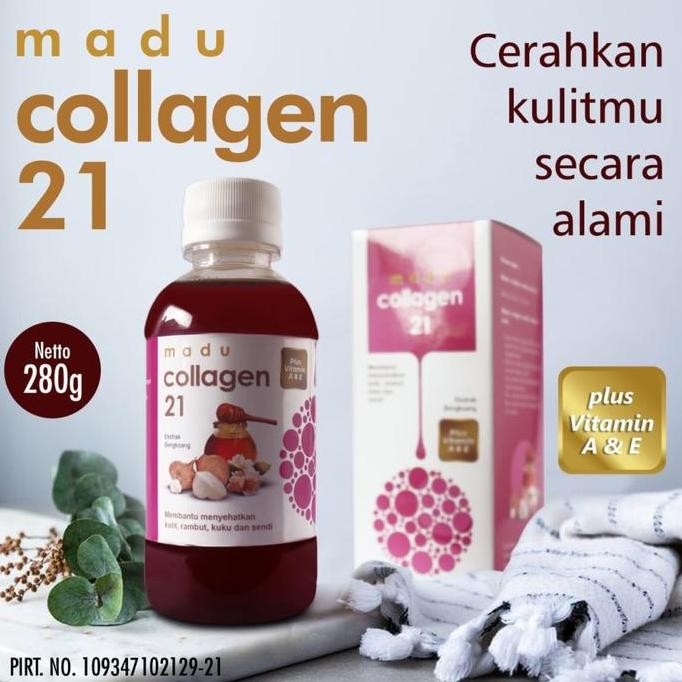 

TERMURAH MADU COLLAGEN 21 HERBAL BENGKOANG + VITAMIN C A E UNTUK PERAWATAN KULIT