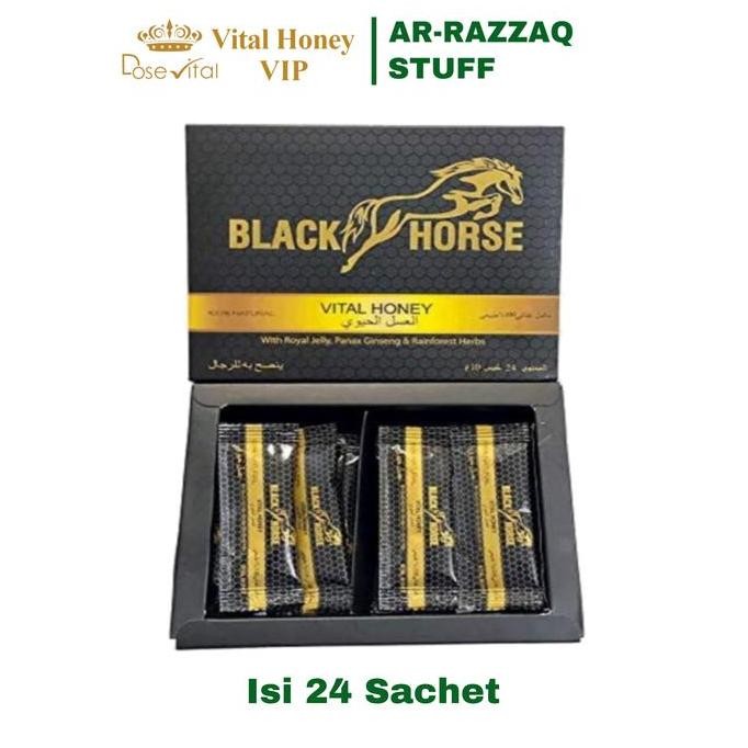 

TERMURAH MADU BLACK HORSE VITAL HONEY KUDA HITAM ORIGINAL 24 SACHET PER BOX