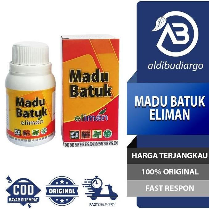 

TERMURAH MADU BATUK ELIMAN HERBAL - OBAT ALAMI BATUK BERDAHAK & KERING
