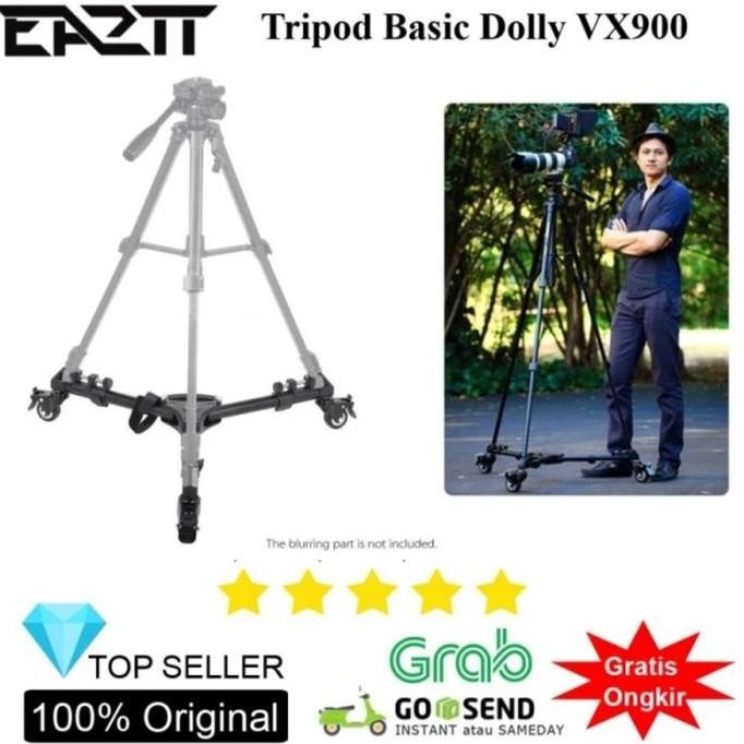 diskon dolly tripod ea2tt vx900 - roda tripod kamera video shooting