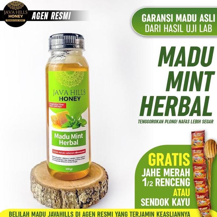 

TERMURAH MADU MINT HERBAL JAVAHILLS 350GR | MADU RASA MINT PENYEGAR NAFAS
