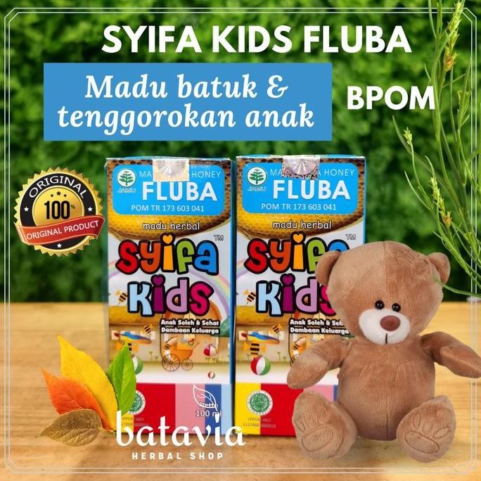 

TERMURAH MADU ANAK SYIFA KIDS FLUBA 100ML MADU HERBAL ALAMI ATASI FLU & BATUK ANAK