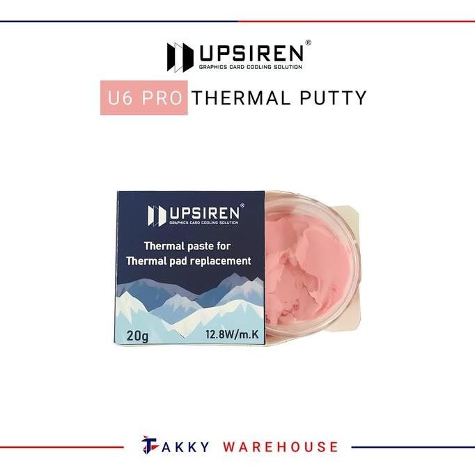 TERBARU UPSIREN THERMAL PUTTY U6 PRO 12.8 W/MK NON CONDUCTIVE PENGGANTI THERMAL PAD
