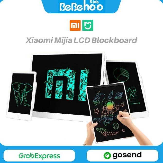TERBARU XIAOMI LCD BLACKBOARD TABLET 10 13.5 20 INCH - DRAWING PAD PAPAN TULIS