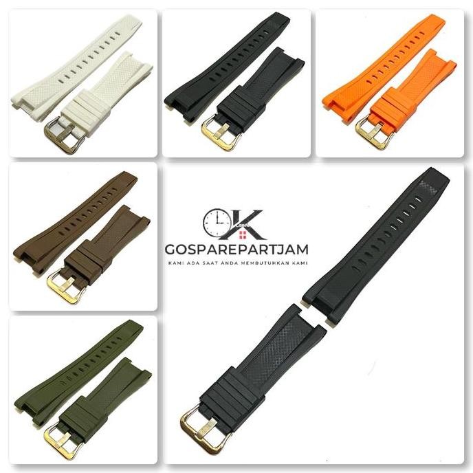Ori - Strap Jam Rubber Gst-S300 Gst-300 Gst-400 Gst-B100 Casio G-Shock Replacement