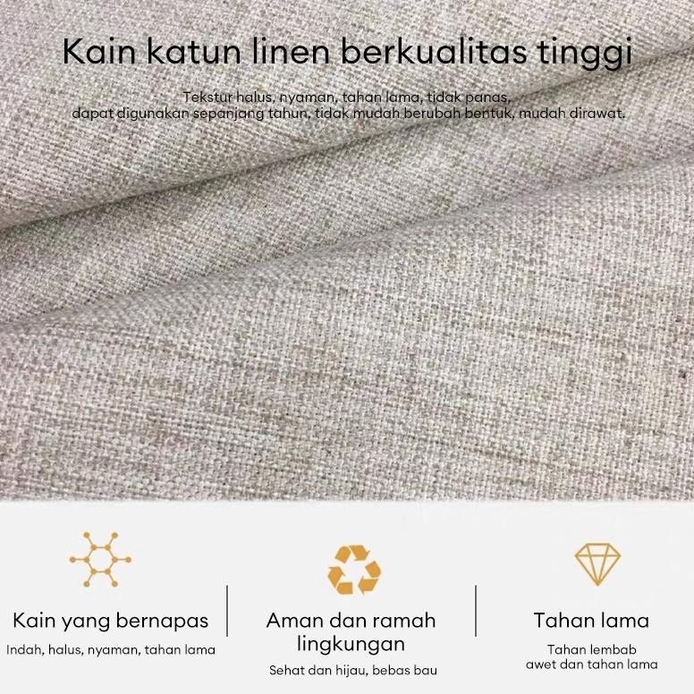 Grosir Sofa Ruang Tamu Sofa Santai Sofa Bed 3/2/1 Sofa Empuk Solid Kursi Ruang Kursi Sofa Kain Jepan