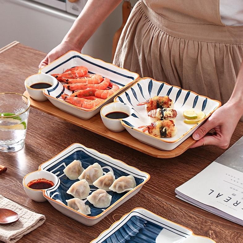 Berkualitas ASHOME Piring Makan & Piring Saji Keramik Japan Series Elegan Tahan Panas Microwave Set 