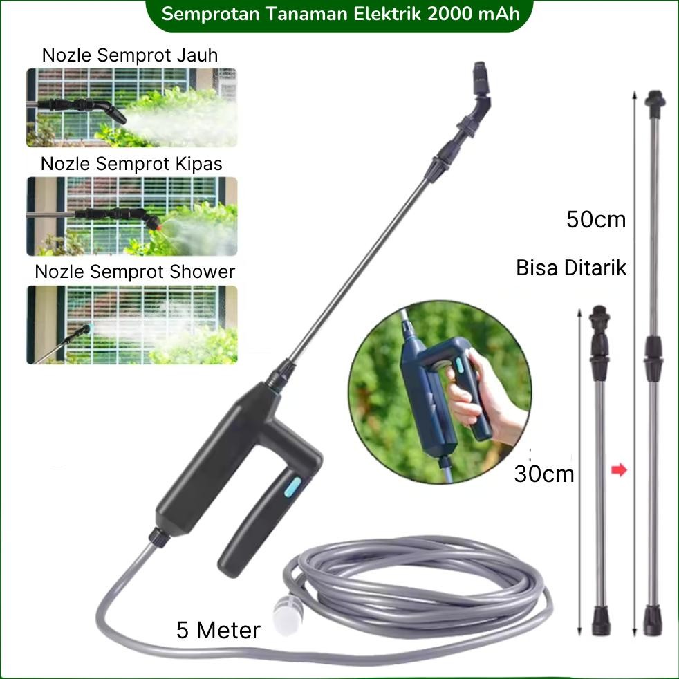 Terlaris Semprot Tanaman Elektrik  Portabel Mini 2000Mah Penyemprot Pupuk Cair Pestisida Tanpa Tangk