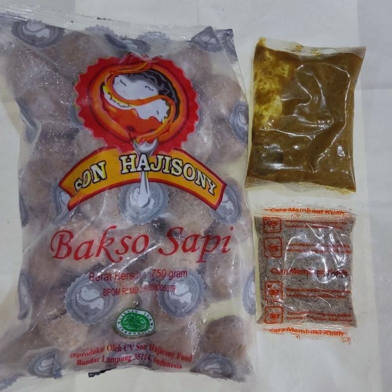 

Bakso Sony Lampung Isi 50 + Bumbu + Sambel