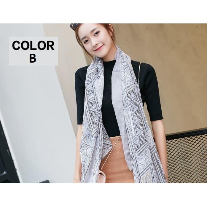 Scarf Batik Syal Batik Selendang Batik Selendang Leher Scrarf Shawl