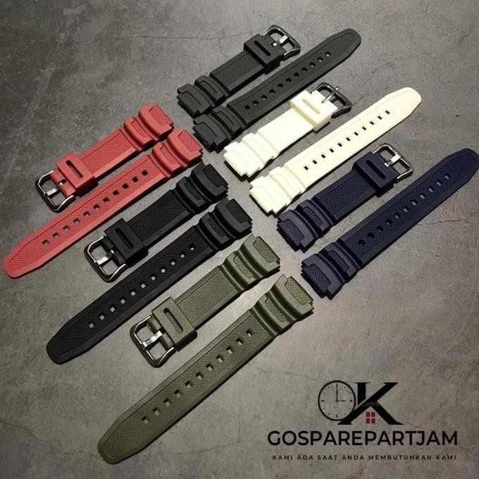 Ori - Strap G-Shock Rubber Ae-1000W Tali Jam Ae 1000 Model Karet Pengganti