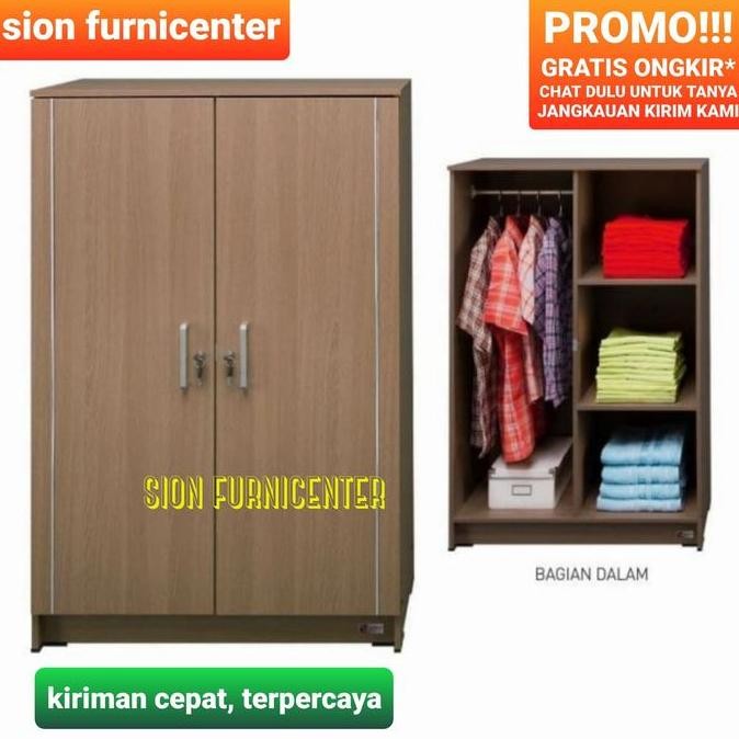Lemari kos kosan kayu / lemari baju kos kosan kayu