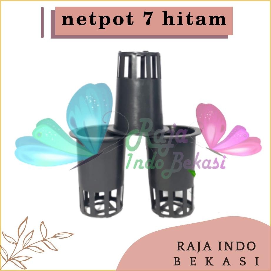 Terlaris Paket 1000Pcs Netpot 7Cm Tinggi Hitam Diameter 5Cm Tebal - Netpot 7 Cm Hidroponik Grosir Mu