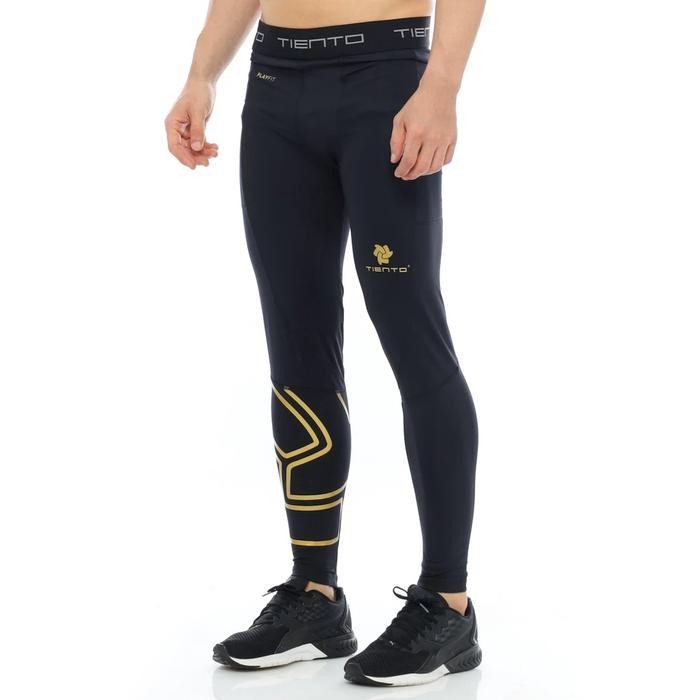 SSS Tiento Baselayer Leging Celana Panjang Ketat Olahraga Pria Legging Sport Long Pants EXO Series B