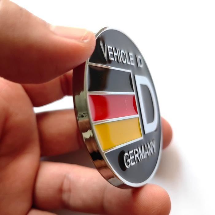 Apg Emblem Sticker Aluminium Bendera Germany Stiker Jerman Bmw Mercy Vw