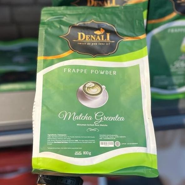 

Terlaris Powder Bubuk Denali Matcha Greentea Ready Stok
