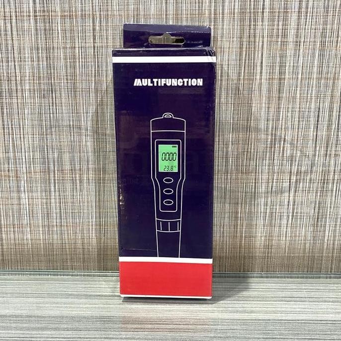 Terlaris 5-In-1 Pengukur Tds Ph Salt Ec Temperature Meter Salinity Alat Ukur Kadar Asam Basa Salinit