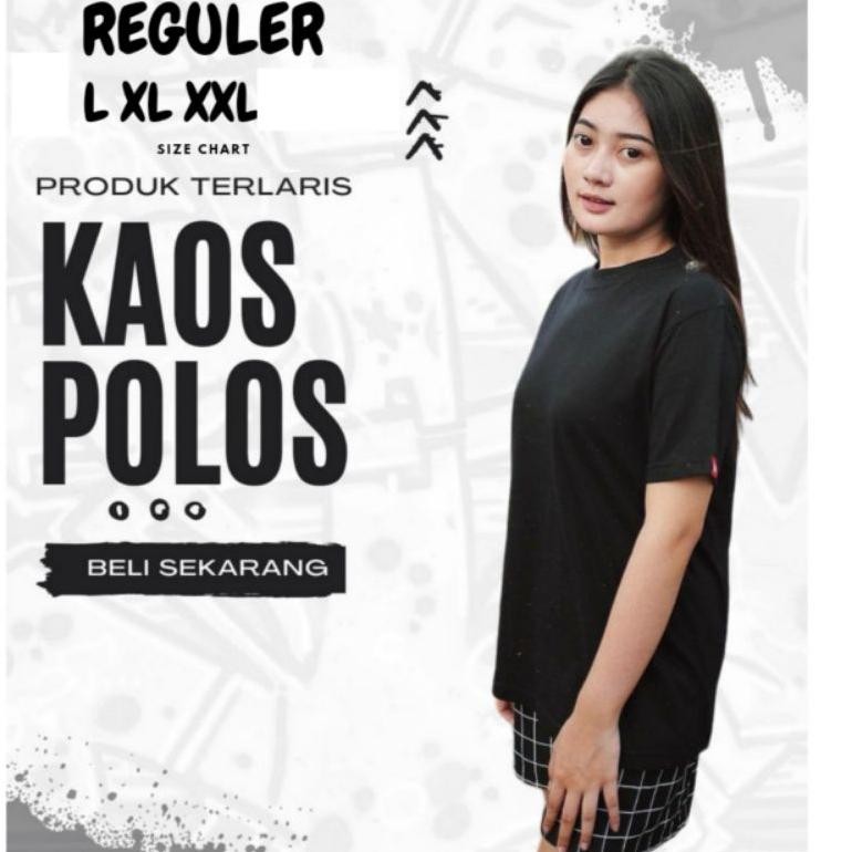 Promo Kaos Polos Murah Hitam Marun Kuning Kuning Mustard .L Xl Xxl. Jumbo