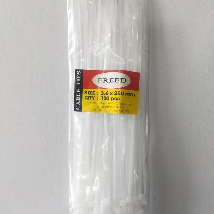 

Tali Ties 25Cm Isi 100 Pcs/Kabel Ties 25Cm/Cable Ties Freed 25Cm